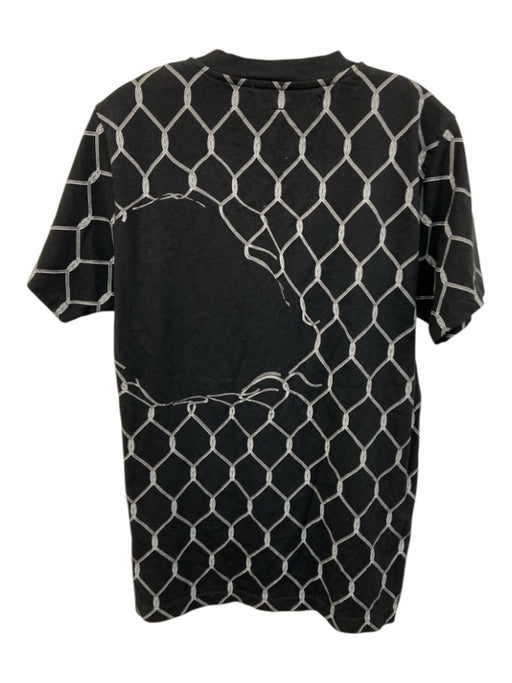 Off-White Size M Black & White Cotton Graphic Short Sleeve T Shirt Short Sleeve Black & White / M