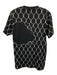 Off-White Size M Black & White Cotton Graphic Short Sleeve T Shirt Short Sleeve Black & White / M