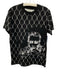 Off-White Size M Black & White Cotton Graphic Short Sleeve T Shirt Short Sleeve Black & White / M