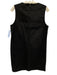 Tuckernuck Size S Black Cotton & Spandex Sleeveless Pockets Split Neck Dress Black / S