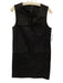 Tuckernuck Size S Black Cotton & Spandex Sleeveless Pockets Split Neck Dress Black / S