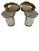 Tory Burch Shoe Size 9 Gold Manmade Material Slides Logo Mule Sandals Gold / 9