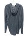 Carbon 2 Cobalt Size M Gray Cotton Blend Solid Hoodie Quarter Button Jacket Gray / M
