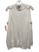 Brochu Walker Size S Cream Cotton Blend Knit Ribbed V Neck Vest Sweater Cream / S