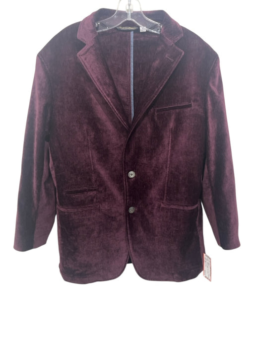 Robert Graham Purple Chenille Solid 2 Button Men's Blazer Purple / 42