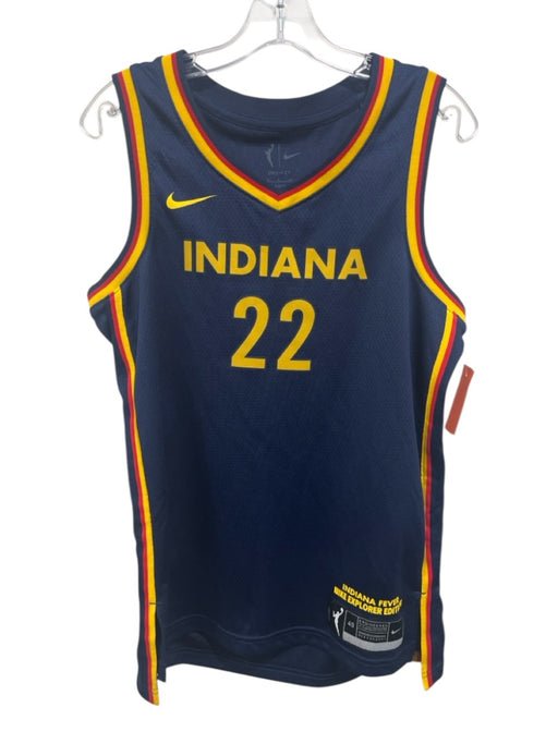 Nike Size S Blue & Multi Polyester Jersey Men's Short Sleeve Blue & Multi / S