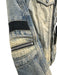 Amiri NWT Size M Light Wash Cotton Solid Trucker Moto Men's Jacket Light Wash / M