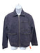 Stussy NWT Size S Blue Cotton Solid Zip UP chore Men's Jacket Blue / S