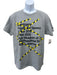 Off White x Champion Size L Gray Cotton Words T shirt Crew Men's Short Sleeve Gray / L