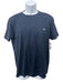 Ferragamo Size M Navy Cotton Solid T shirt Crew Men's Short Sleeve Navy / M