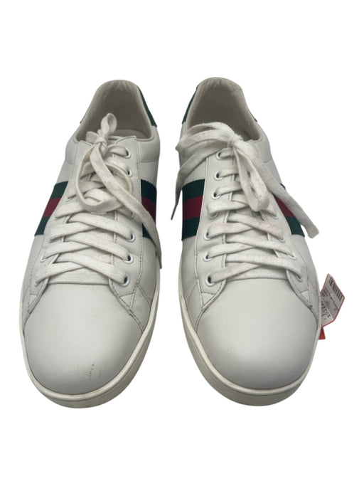Gucci Shoe Size 11 AS IS White Leather Solid Sneaker Men's Shoes White / 11