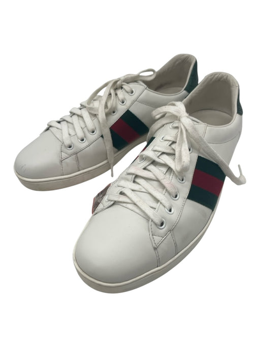 Gucci Shoe Size 11 AS IS White Leather Solid Sneaker Men's Shoes White / 11