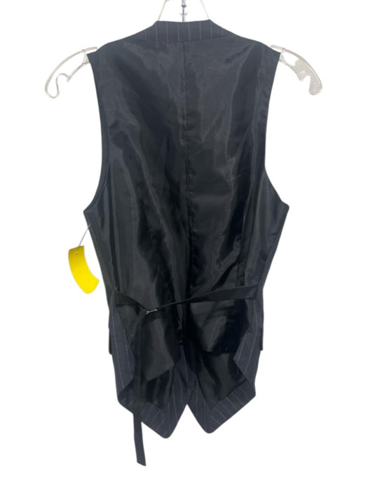 Norma Kamali Size S Gray, white & black Polyester Blend Welt Pocket Vest Top Gray, white & black / S