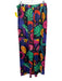 Farm Rio Size XL Purple, Pink & Mutli Viscose Elastic Waist Eye Abstract Top Purple, Pink & Mutli / XL