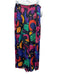 Farm Rio Size XL Purple, Pink & Mutli Viscose Elastic Waist Eye Abstract Top Purple, Pink & Mutli / XL
