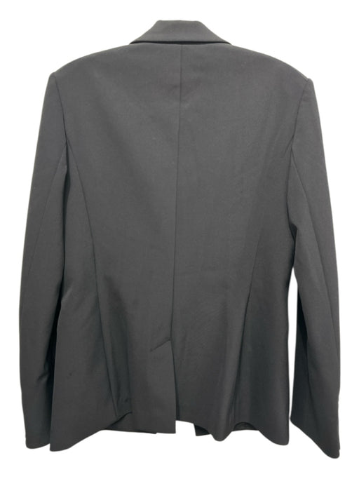 Veronica Beard Size 8 Black Polyester One Button Zip Pocket Blazer Jacket Black / 8