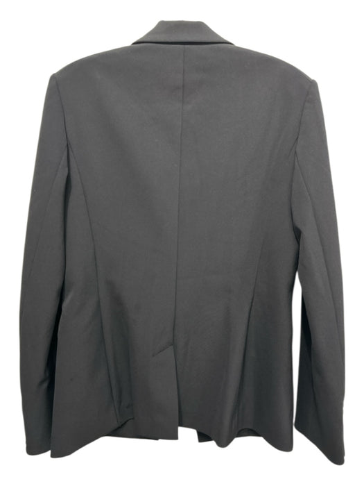 Veronica Beard Size 8 Black Polyester One Button Zip Pocket Blazer Jacket Black / 8