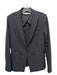 Veronica Beard Size 8 Black Polyester One Button Zip Pocket Blazer Jacket Black / 8