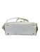 Giorgio's Palm Beach White & Beige Ostrich Shoulder Strap Double Top Handle Bag White & Beige / S