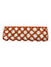 Nancy Gonzalez White & Orange Canvas Leather Detail Woven Magnetic Close Bag White & Orange / XS