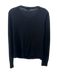 Vince Size L Black Wool Blend Knit Ribbed Hem Button Front Cardigan Sweater Black / L