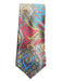 Etro Red & Multi Silk All Over Print Men's Tie Red & Multi