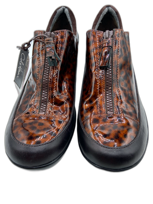 Cole Haan Shoe Size 10.5 Brown & Black Synthetic Patent Leopard Sneakers Brown & Black / 10.5