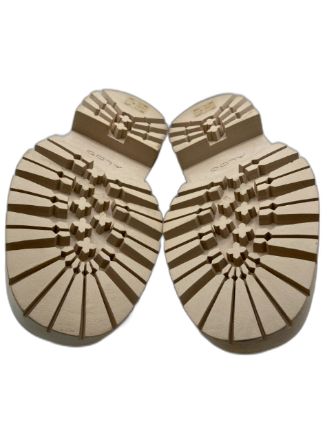 Aldo Shoe Size 11 Cream Leather Upper Platform Lug Sole Loafers Cream / 11