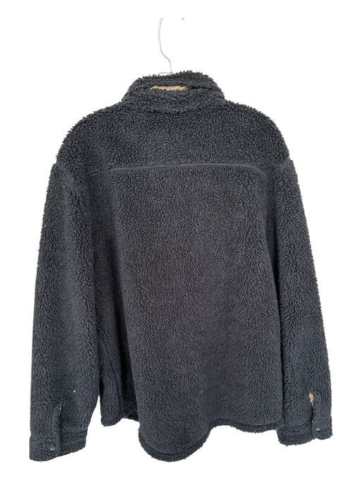 L.L.Bean Size XL Black Polyester Sherpa Lined Pockets Men's Jacket Black / XL
