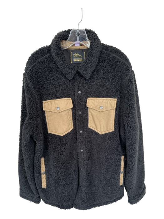 L.L.Bean Size XL Black Polyester Sherpa Lined Pockets Men's Jacket Black / XL