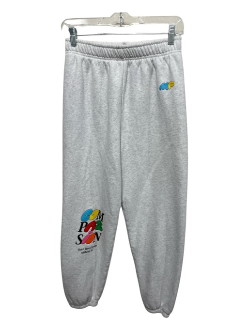 The Mayfair Group Size S/M Gray & multi Cotton Elastic Waist Jogger Pants Gray & multi / S/M