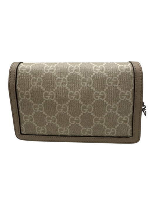 Gucci Beige Print Canvas & Leather Guccissima SHW Crossbody Bag Beige Print / Mini