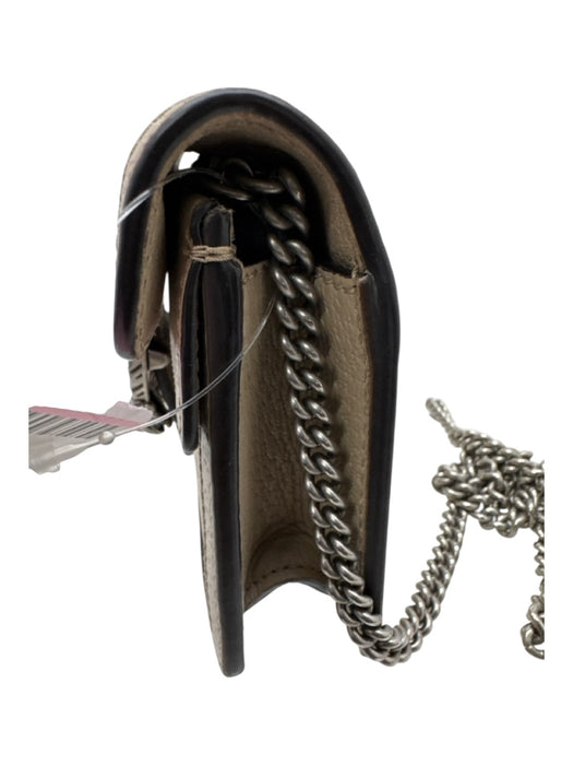 Gucci Beige Print Canvas & Leather Guccissima SHW Crossbody Bag Beige Print / Mini