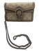 Gucci Beige Print Canvas & Leather Guccissima SHW Crossbody Bag Beige Print / Mini