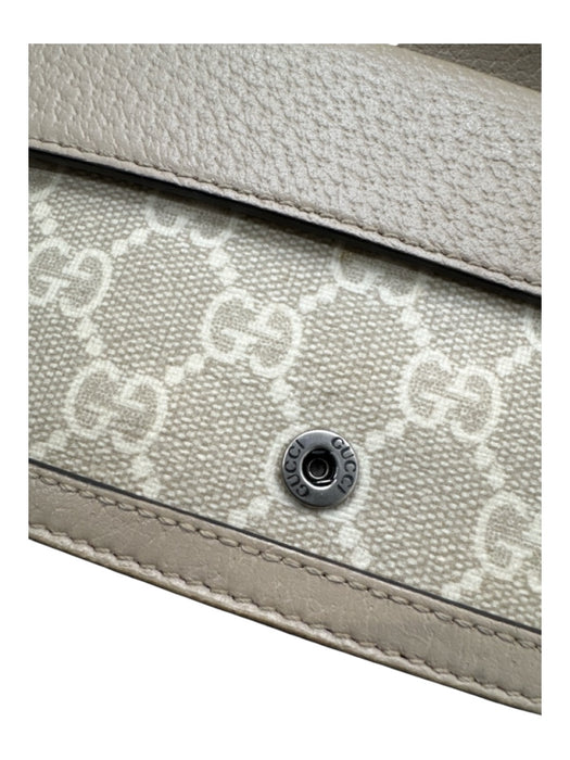 Gucci Beige Print Canvas & Leather Guccissima SHW Crossbody Bag Beige Print / Mini