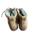 Fausto Santini Shoe Size 38 Tan & cream Leather Laces small heel Booties Tan & cream / 38