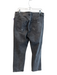Vervet Size 32 Dark Wash Cotton Blend 5 Pocket Ripped Straight Zip Fly Jeans Dark Wash / 32