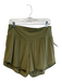Lululemon Size 12 Green Nylon High Rise Athletic High Low Flowy Shorts Green / 12