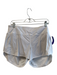 Lululemon Size 12 White Nylon Back Zip High Rise Athletic Seam Detail Shorts White / 12