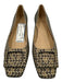 Ann Mashburn Shoe Size 35.5 Tan & Brown Textile Leather Insole Square Toe Pumps Tan & Brown / 35.5