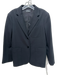 Theory Size 12 Black Rayon Blend Two Button Patch Pocket Lapel Blazer Jacket Black / 12
