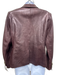Veronica Beard Size 10 Reddish Brown Lamb leather Long Sleeve Blazer Jacket Reddish Brown / 10