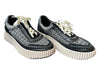 Dolce Vita Shoe Size 7.5 Black & Cream Canvas Platform Tweed Athletic Sneakers Black & Cream / 7.5