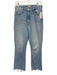 Mother Size 29 Light Wash Cotton Denim High Rise Whiskering Raw Hem Jeans Light Wash / 29