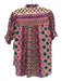 Mille Resort & Travel Size S/M Purple, Pink, Green Cotton Mixed Print Short Set Purple, Pink, Green / S/M