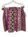 Mille Resort & Travel Size S/M Purple, Pink, Green Cotton Mixed Print Short Set Purple, Pink, Green / S/M
