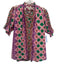 Mille Resort & Travel Size S/M Purple, Pink, Green Cotton Mixed Print Short Set Purple, Pink, Green / S/M