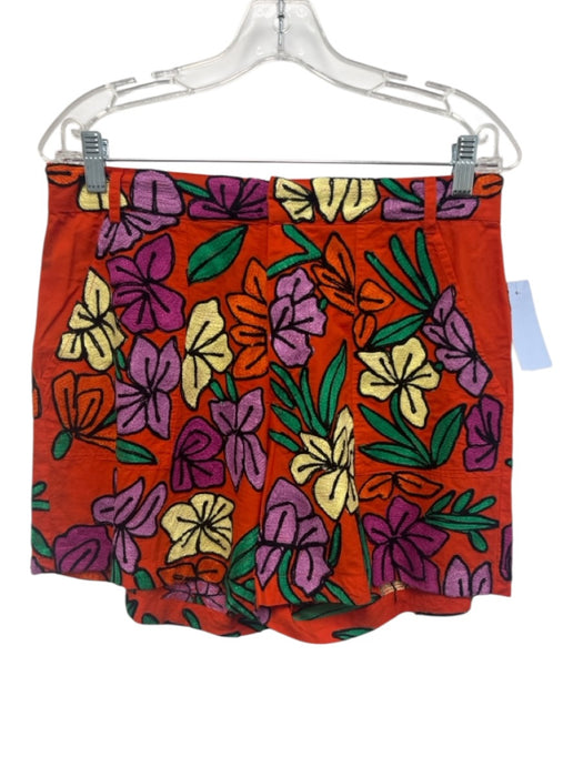 Roller Rabbit Size S/M Orange, Purple, Green Cotton Short Sleeve Short Set Orange, Purple, Green / S/M