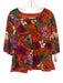Roller Rabbit Size S/M Orange, Purple, Green Cotton Short Sleeve Short Set Orange, Purple, Green / S/M