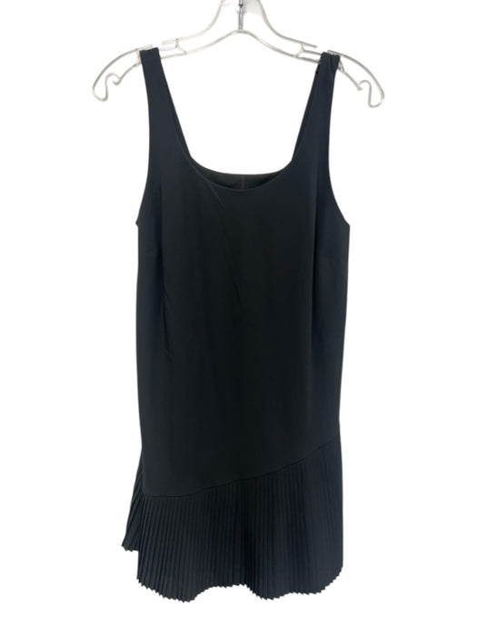 Spanx Size Medium Dusty Green Nylon Blend Sleeveless Pleated Asymmetrical Dress Dusty Green / Medium